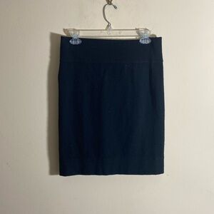Vintage Ply Cashmere Black Mini Skirt